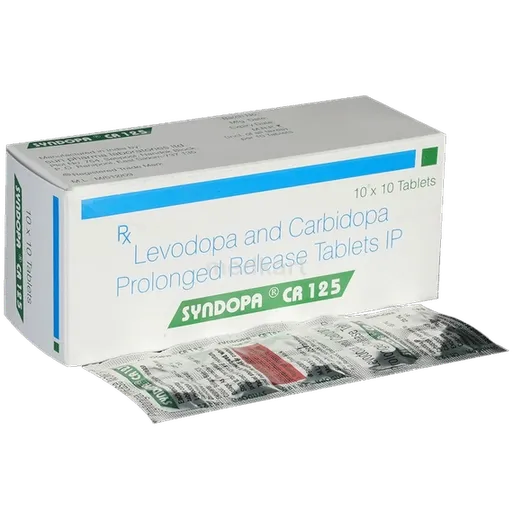 syndopa cr 125mg tablet 10's